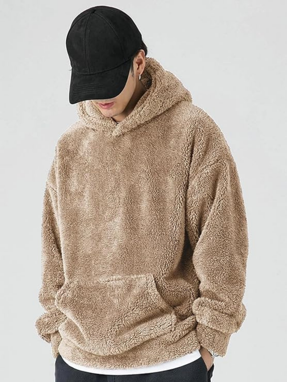 Sem™ | Warme geblokte hoodie met relaxte pasvorm 5