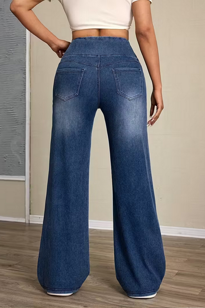 Novi™ | High-Waisted Wijde Broek