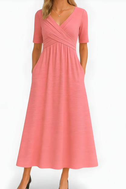 Jani™ | Stijlvolle Zachte Flowy Jurk