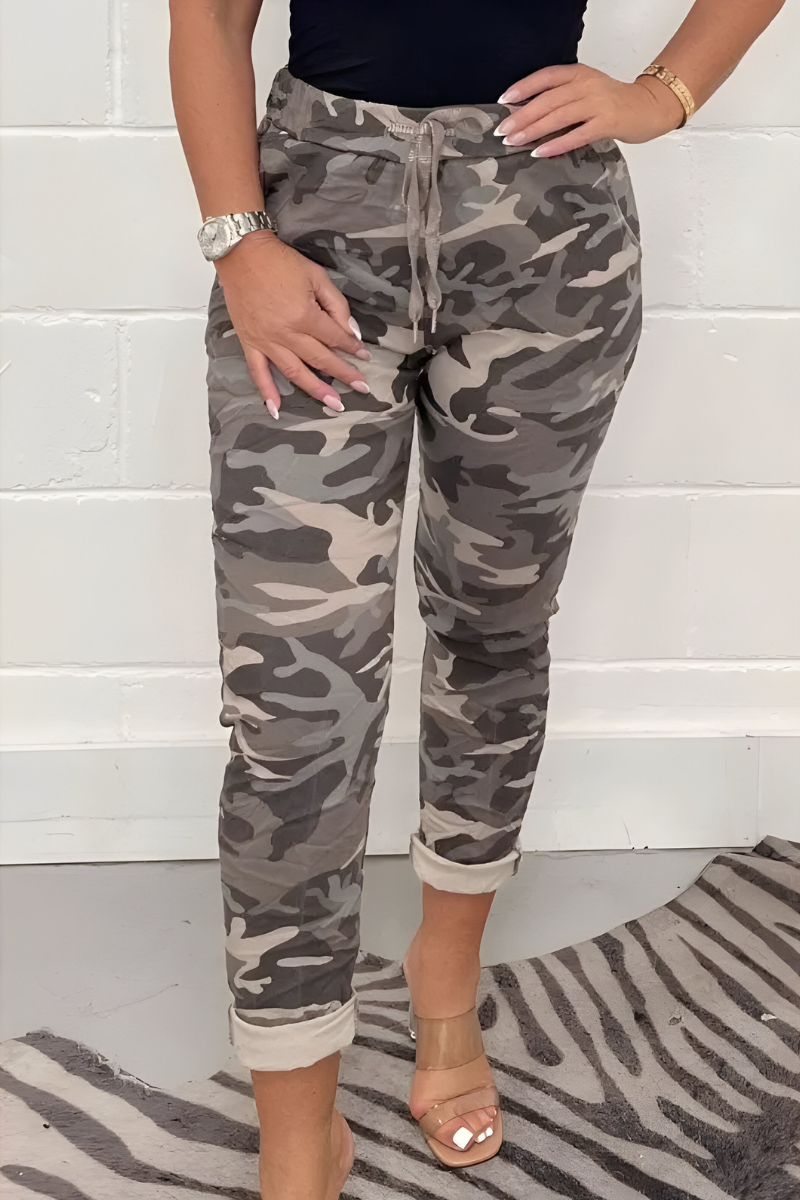 Laryn™ | Casual camouflage jogger broek