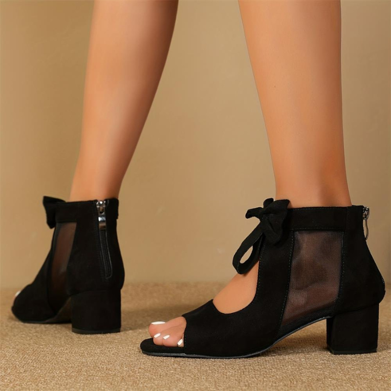 Ezra™ | Orthopedische Blokhakken met Strikje