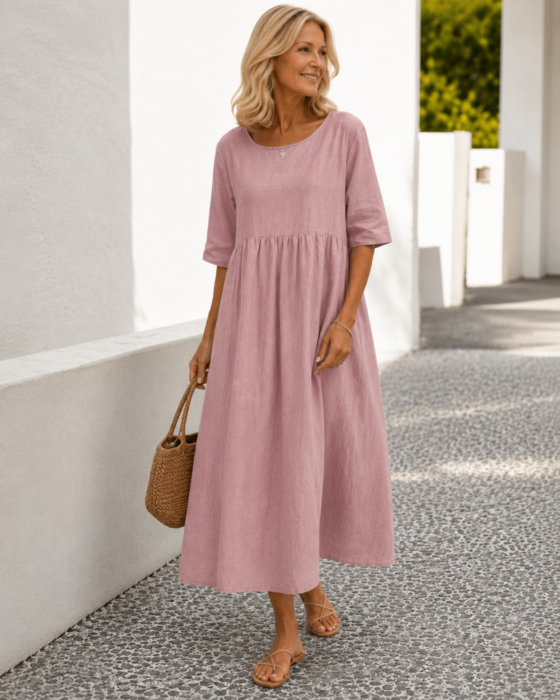 Lina™ | Buikcamouflerende Comfort Jurk
