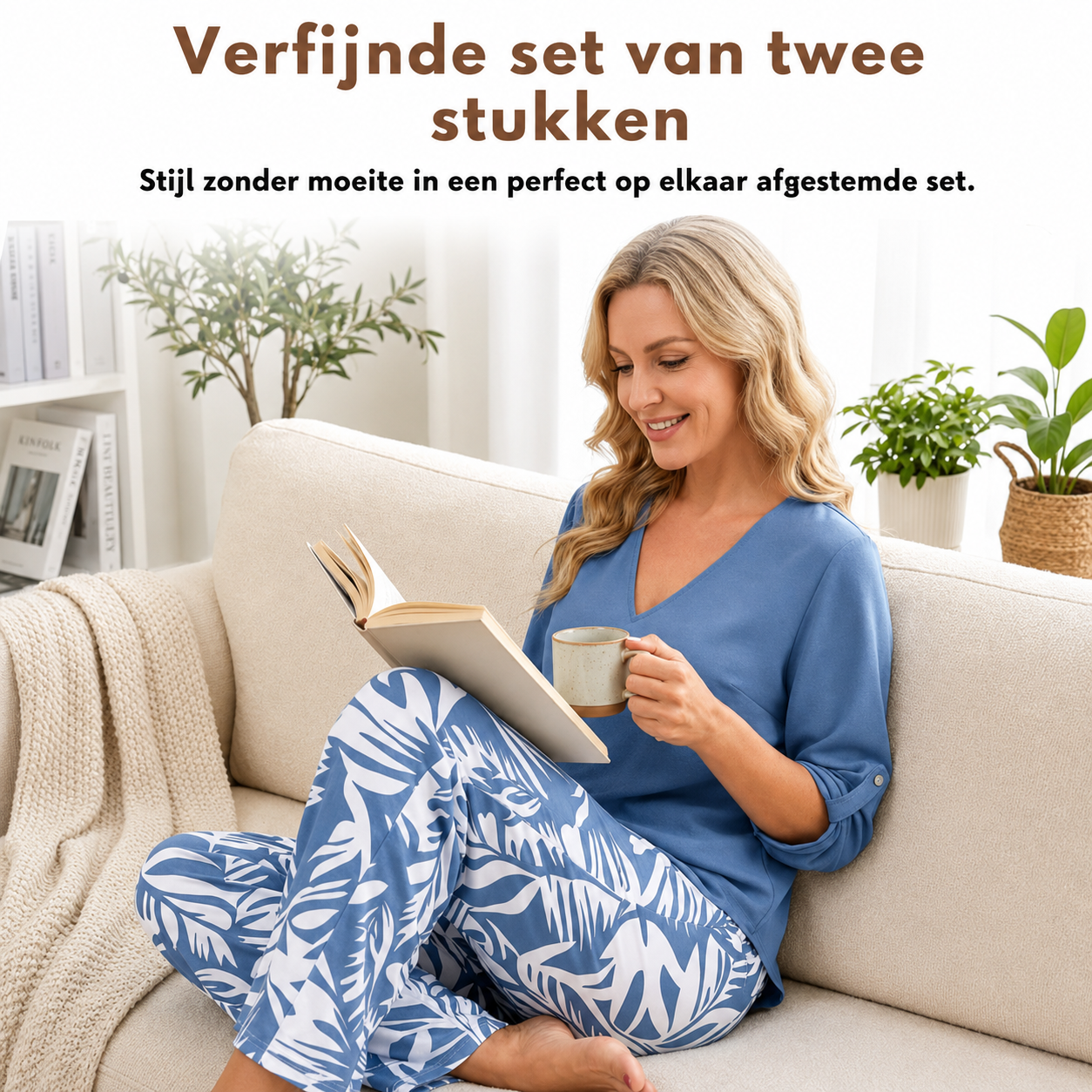 Marielle™ | Elegante Set Met Bladprint