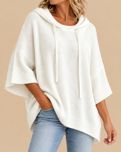 Elin™ | Zachte Hooded Poncho