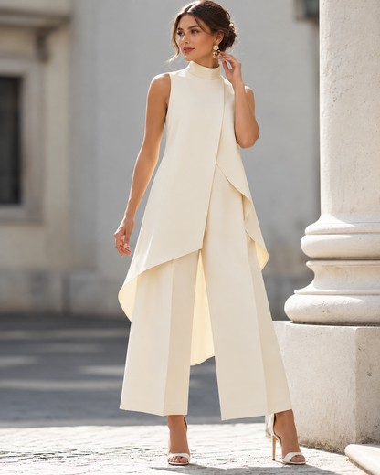 Mae™ | Elegante Mouwloze Tweedelige Set