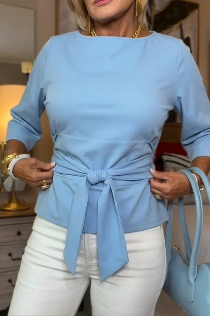 Daria™ | Stijlvolle Strik Taille Top (1+1 Gratis)