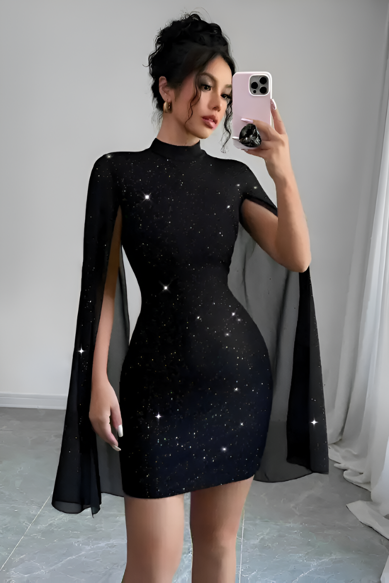 Liora™ | Moderne Shimmer Minijurk