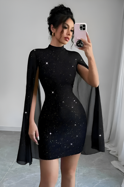 Liora™ | Moderne Shimmer Minijurk