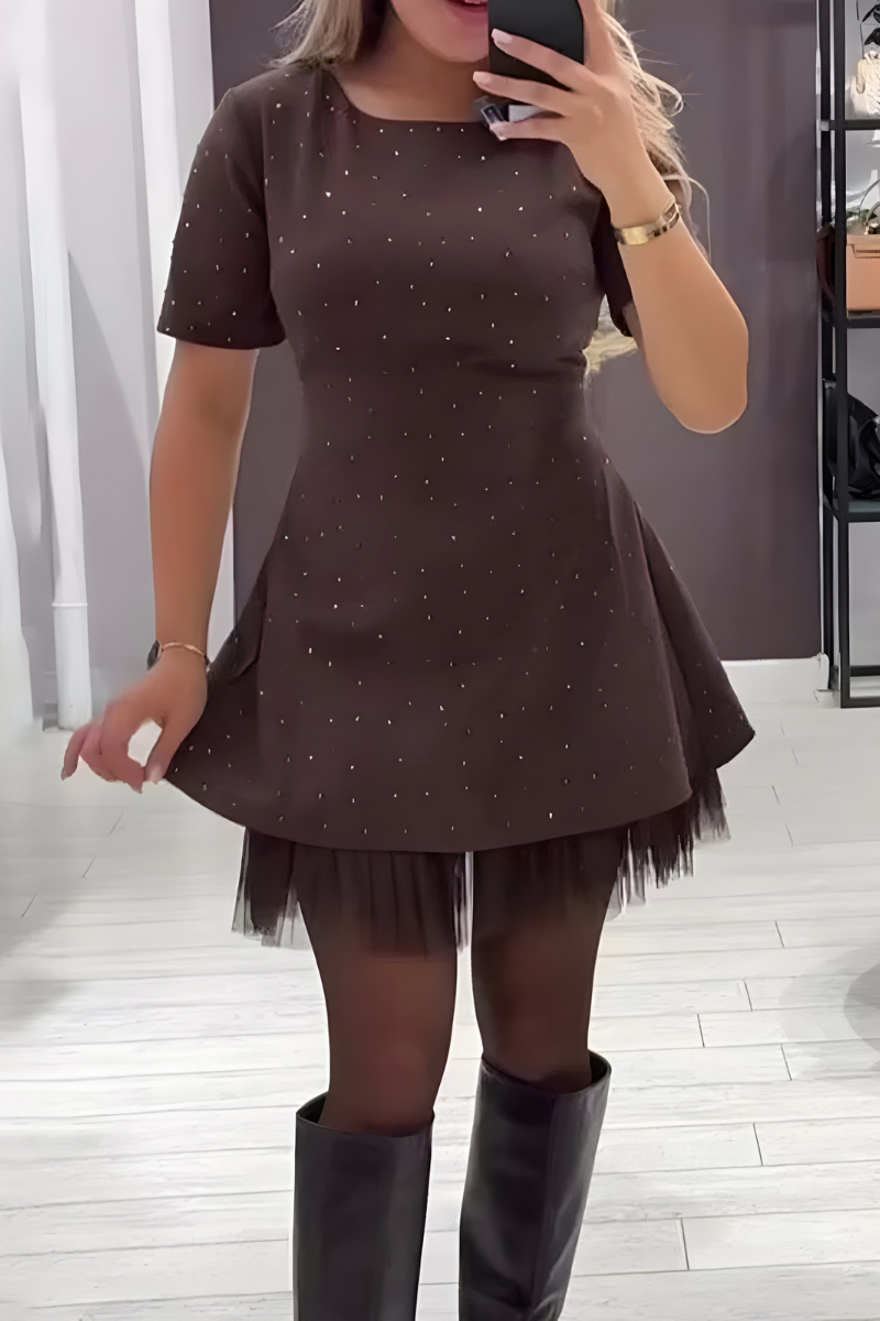 Nani™ | Moderne Sprankelende Mini Jurk