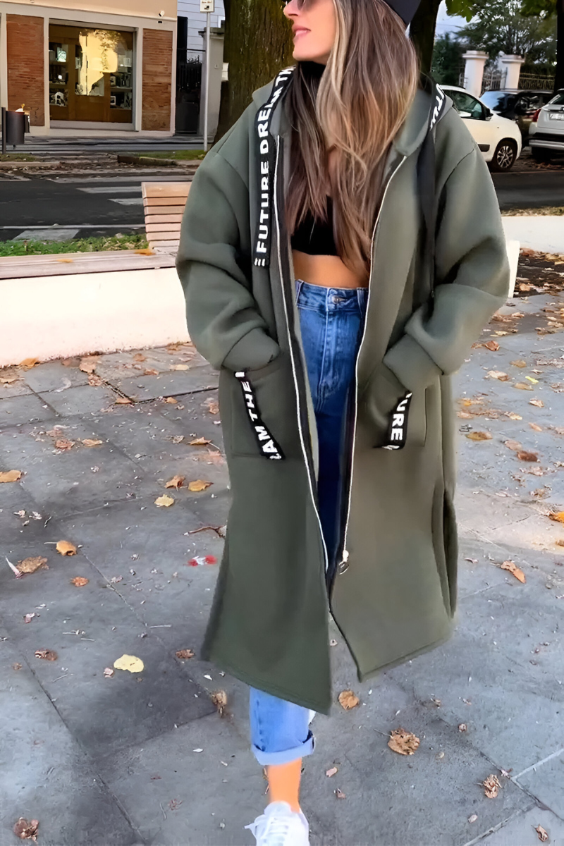 Elva™ | Casual oversized hoodie met ritssluiting