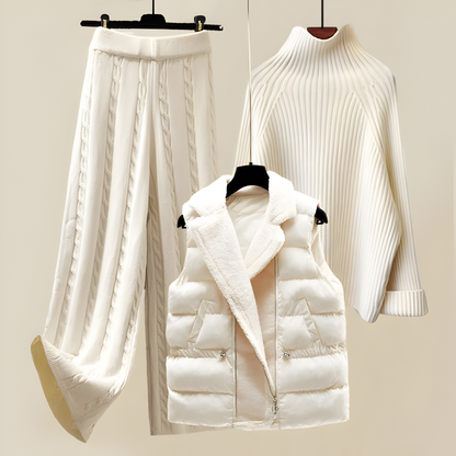 Birgitta™ | Comfortabele gebreide 3-delige set