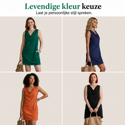 Maribelle™ | Buikcamouflerende Mouwloze Jurk