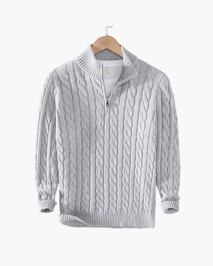 Eamon™ | Klassieke gebreide half-zip trui