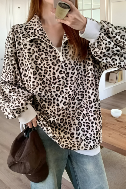 Mara™ | Comfortabele Luipaardprint Trui