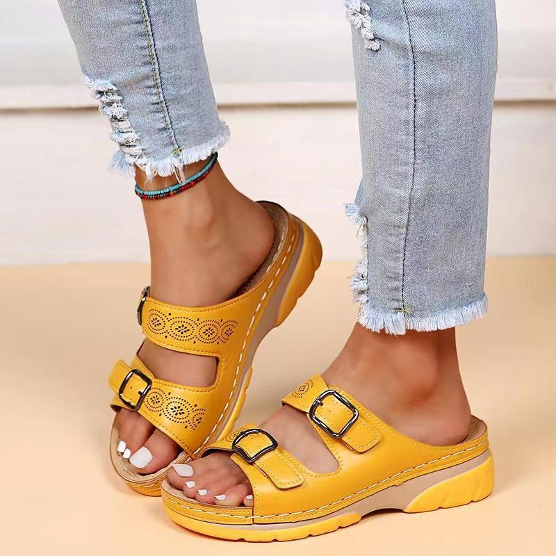 Emma™ | Comfortabele Gesp Sandalen