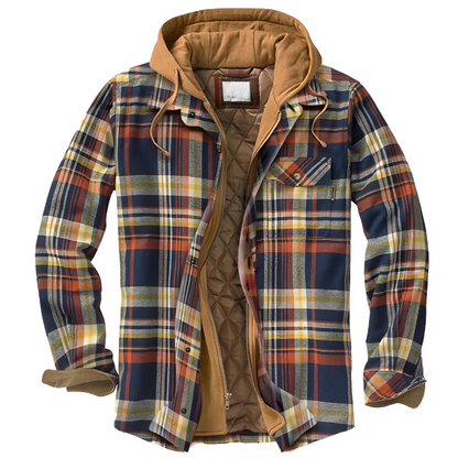 Bram™ | Comfortabele patchwork jas met capuchon