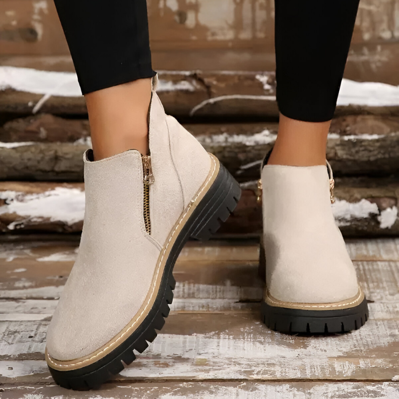 Leni™ | Moderne laarsjes met grove zool