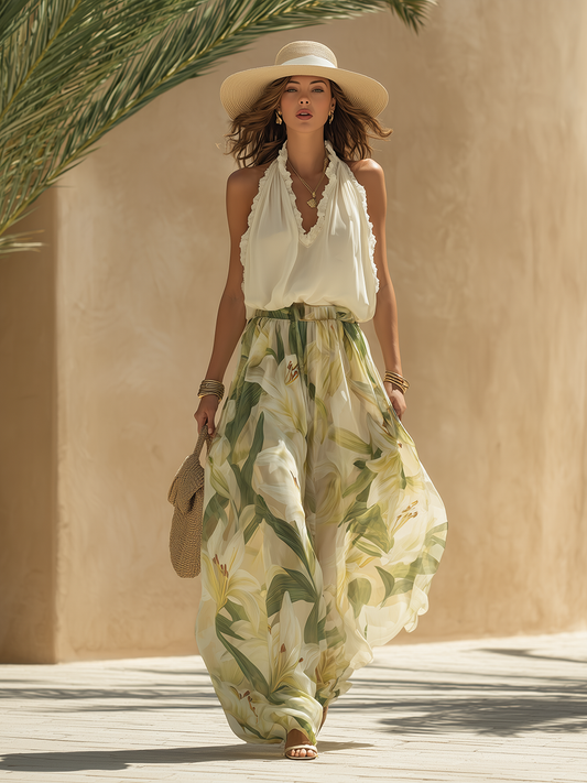 Sena™ | Stijlvolle Bloemen Maxi Set