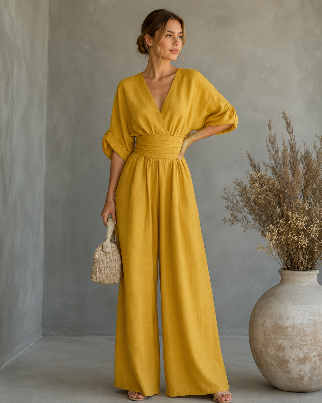 Noémie™ | Elegante Wikkel Jumpsuit