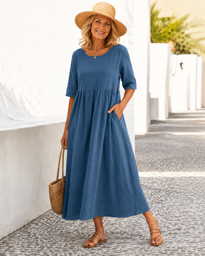Lina™ | Buikcamouflerende Comfort Jurk