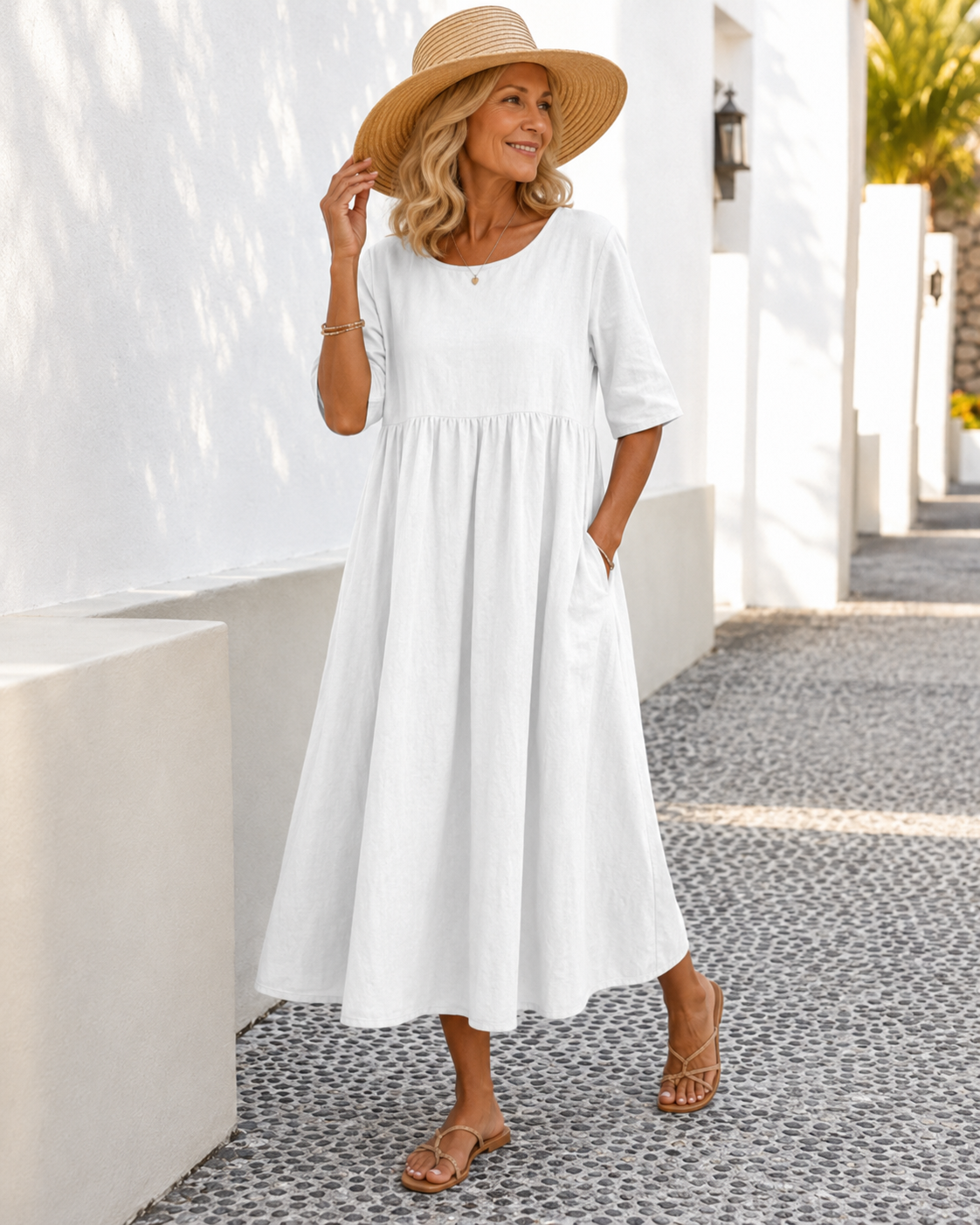 Lina™ | Buikcamouflerende Comfort Jurk