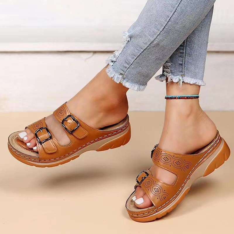Emma™ | Comfortabele Gesp Sandalen