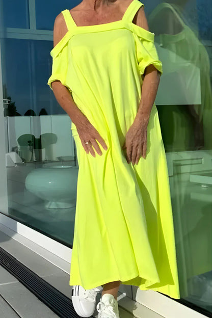 Nova™ | Lange Off-Shoulder Zomerjurk