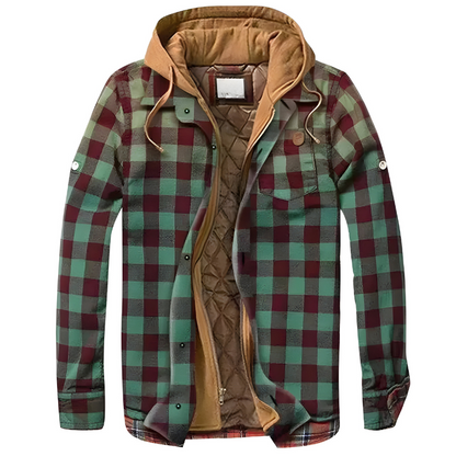 Bram™ | Comfortabele patchwork jas met capuchon