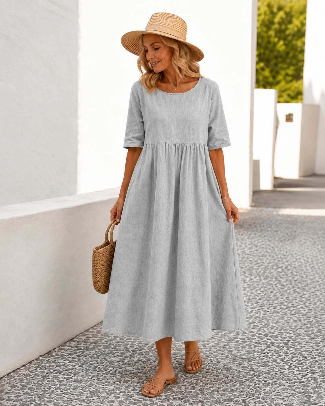 Lina™ | Buikcamouflerende Comfort Jurk