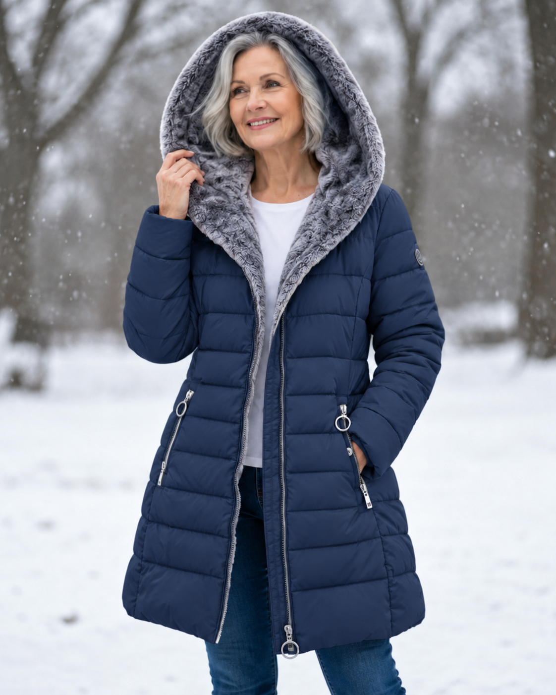 Marga™ | Warme Gewatteerde Winterjas Met Capuchon