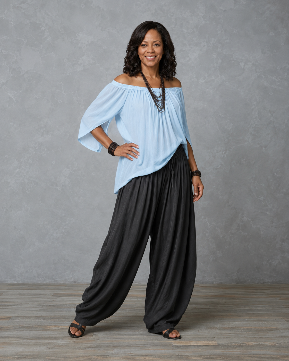 Maïlys™ | Relaxte Off-Shoulder 2-Delige Set