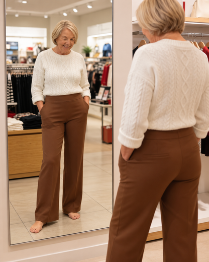 Lize™ | Comfortabele Stretchbroek Met Wijde Pijpen (1+1 GRATIS)