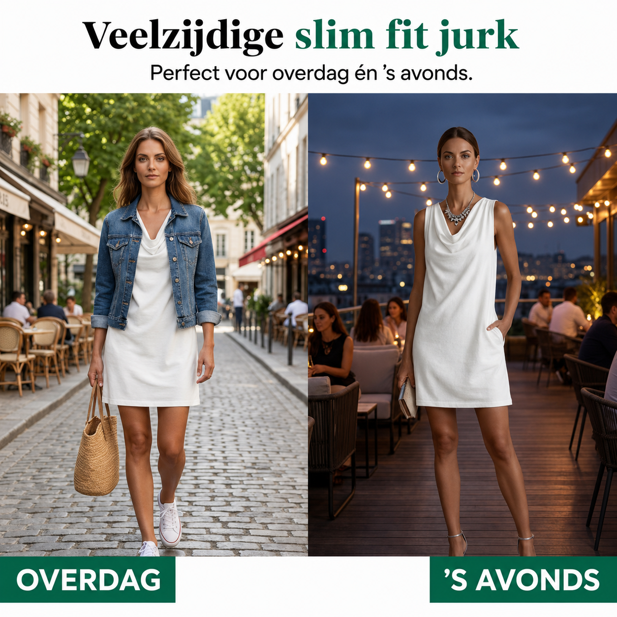 Maribelle™ | Buikcamouflerende Mouwloze Jurk