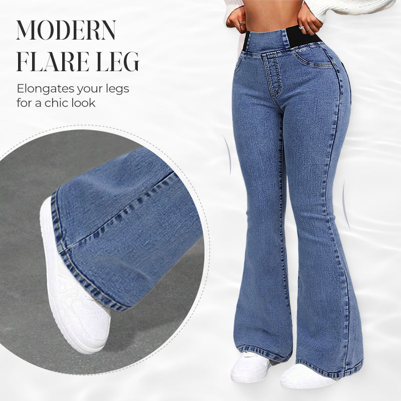 Tara Test ™ | Moderne stretch flare jeans