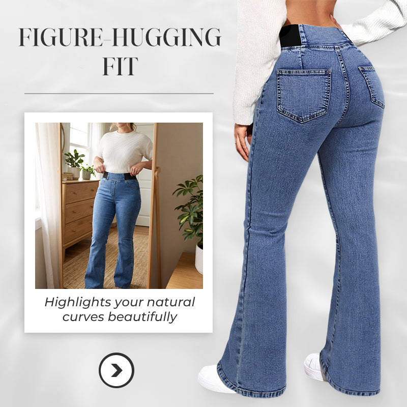 Tara Test ™ | Moderne stretch flare jeans