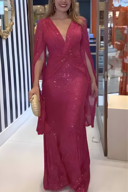 Mira™ | Stijlvolle Shimmer Maxijurk