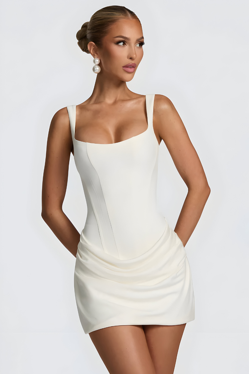 Ziva™ | Elegante Gedrapeerde Avondjurk