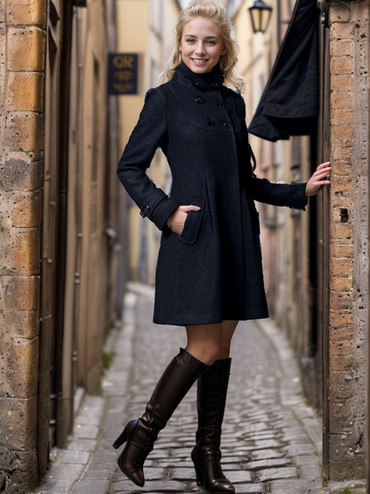 Solveig™ | Elegante damesjas met capuchon 7