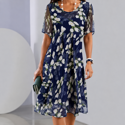 Greta™ | Elegante Bloemen Jurk