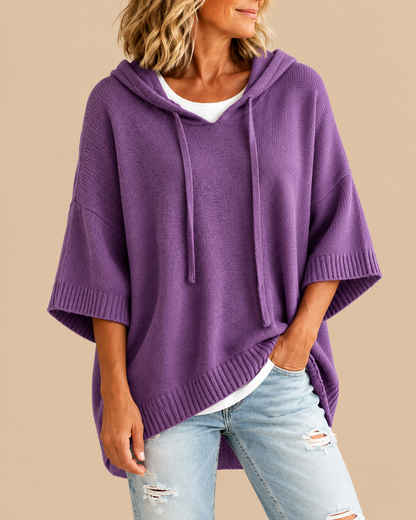 Elin™ | Zachte Hooded Poncho