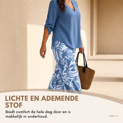 Marielle™ | Elegante Set Met Bladprint