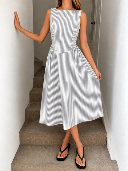 Denise™ | Elegante Buikcamouflerende Midi Jurk