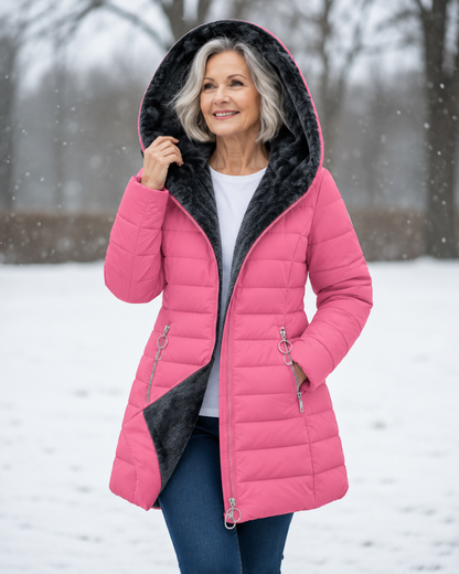 Marga™ | Warme Gewatteerde Winterjas Met Capuchon