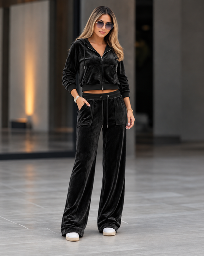 Lotte™ | Fluwelen Sportieve Tweedelige Set