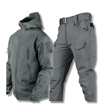 Uno™ | Extra Warme Tweedelige Set met Jas en Broek 4