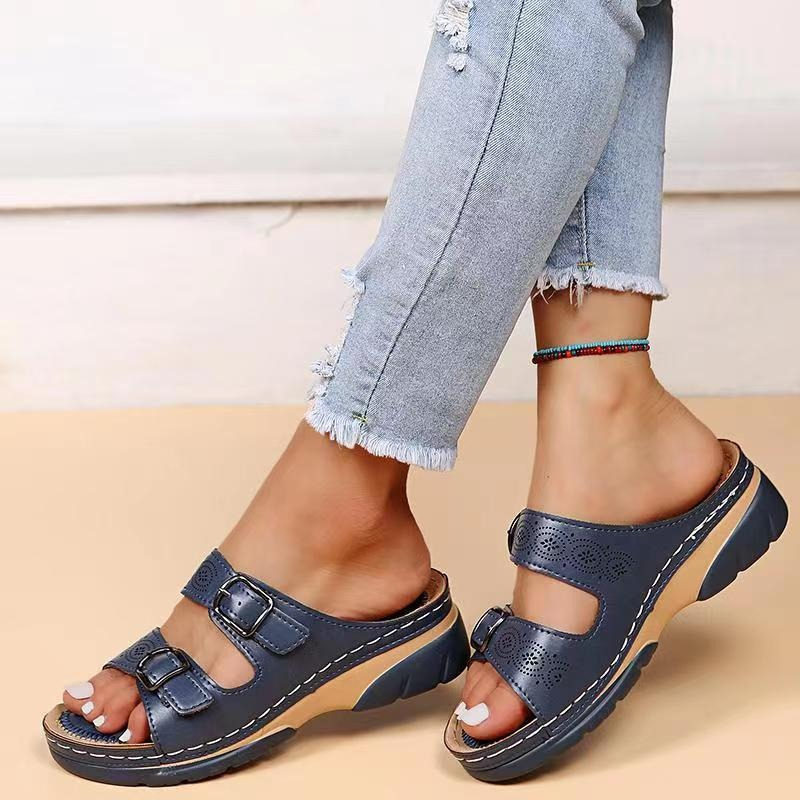 Emma™ | Comfortabele Gesp Sandalen