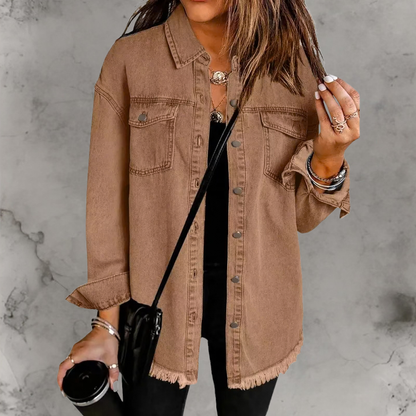 Kian™ | Casual Denim Jas Met Knopen