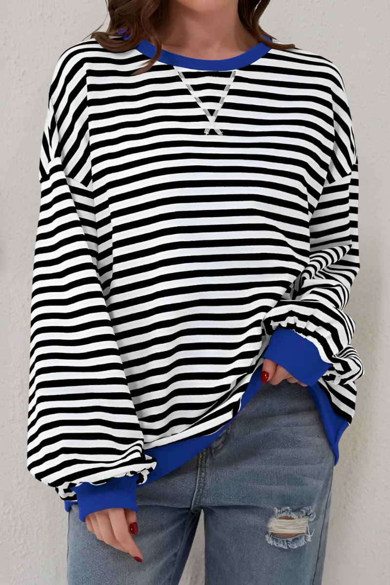 Mae™ | Gestreepte sweatshirt