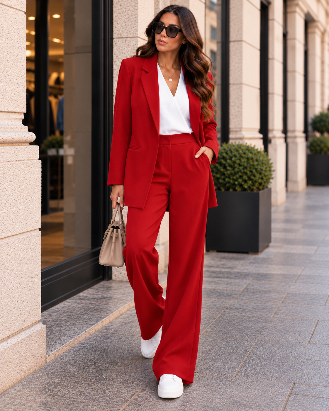 Elva™ | Elegant Driedelig Damespak