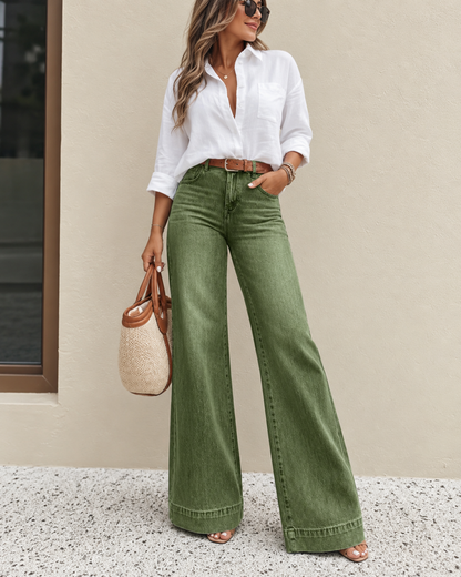 Bea™ | Elegante Wijde Jeans